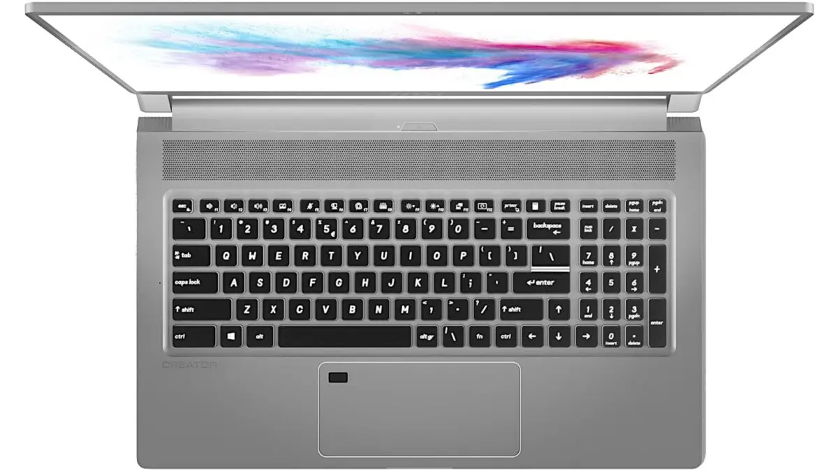 MSI Creator 17 Laptop Keyboard