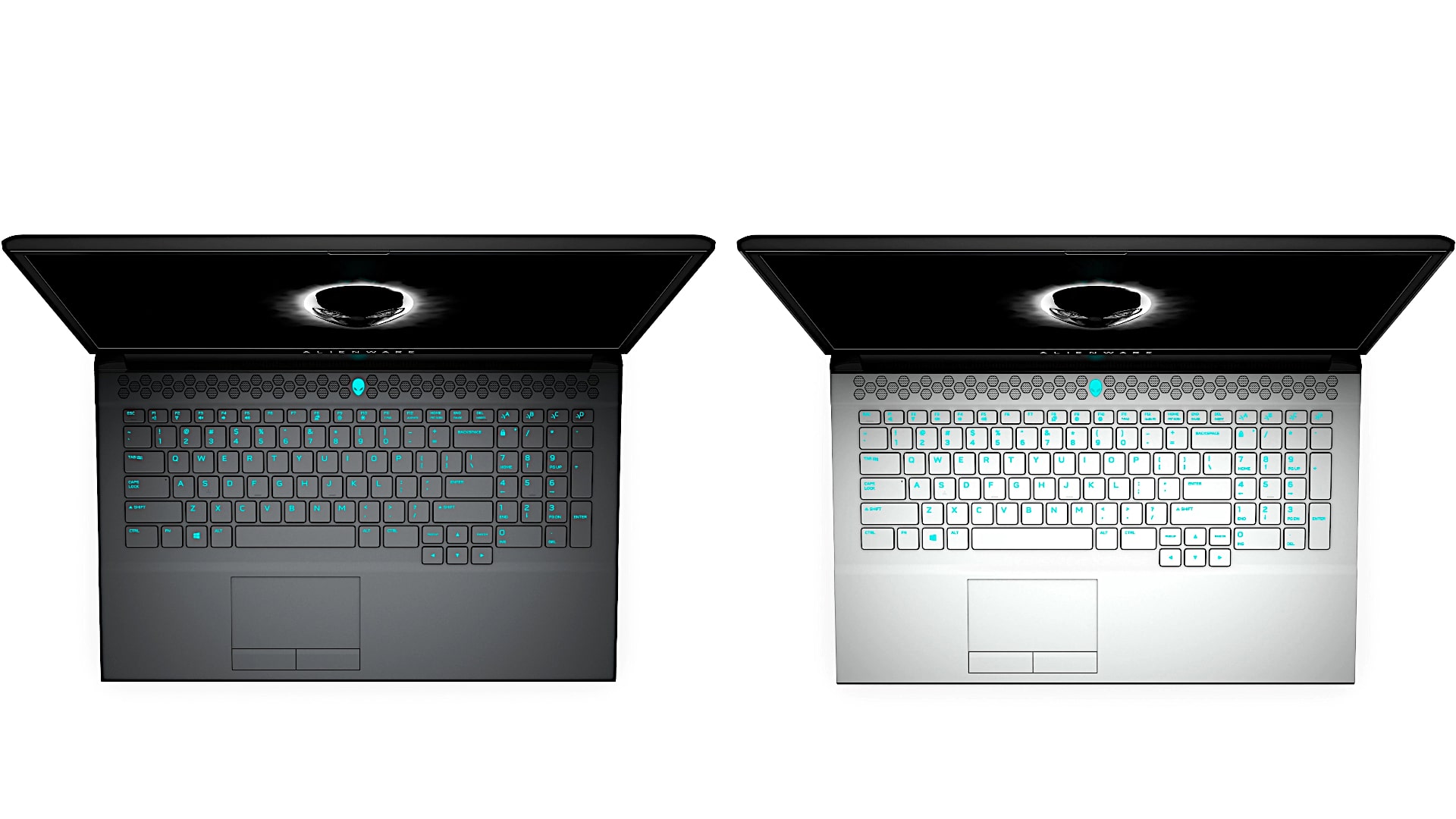 Alienware Area 51m R2 Keyboard Black and White