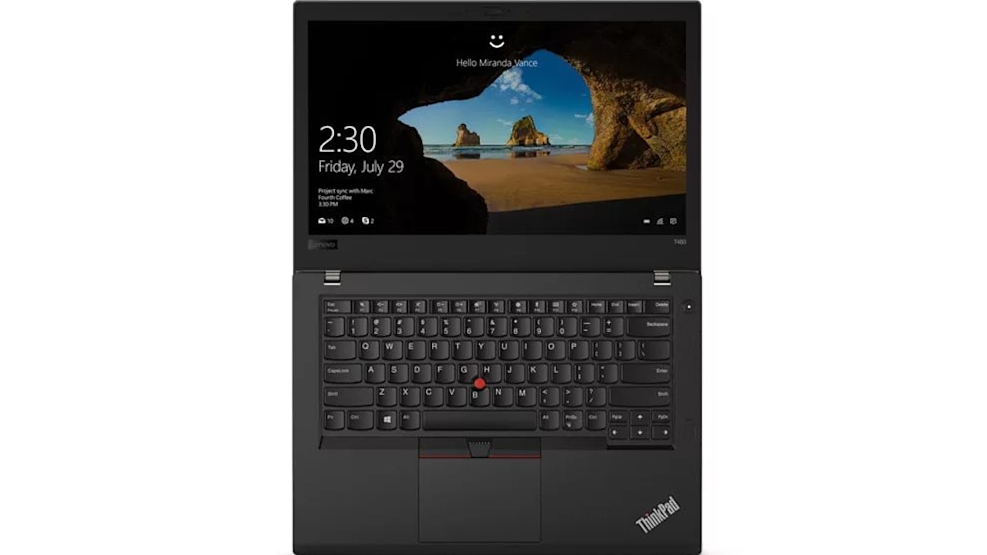 Lenovo ThinkPad T480 Upside