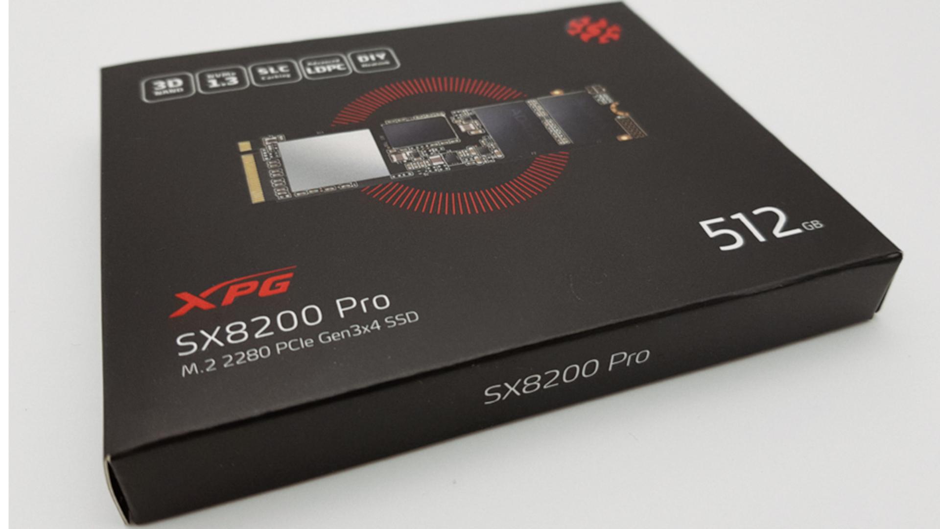 Adata XPG SX8200 Pro NVMe PCIe M.2 512GB 4