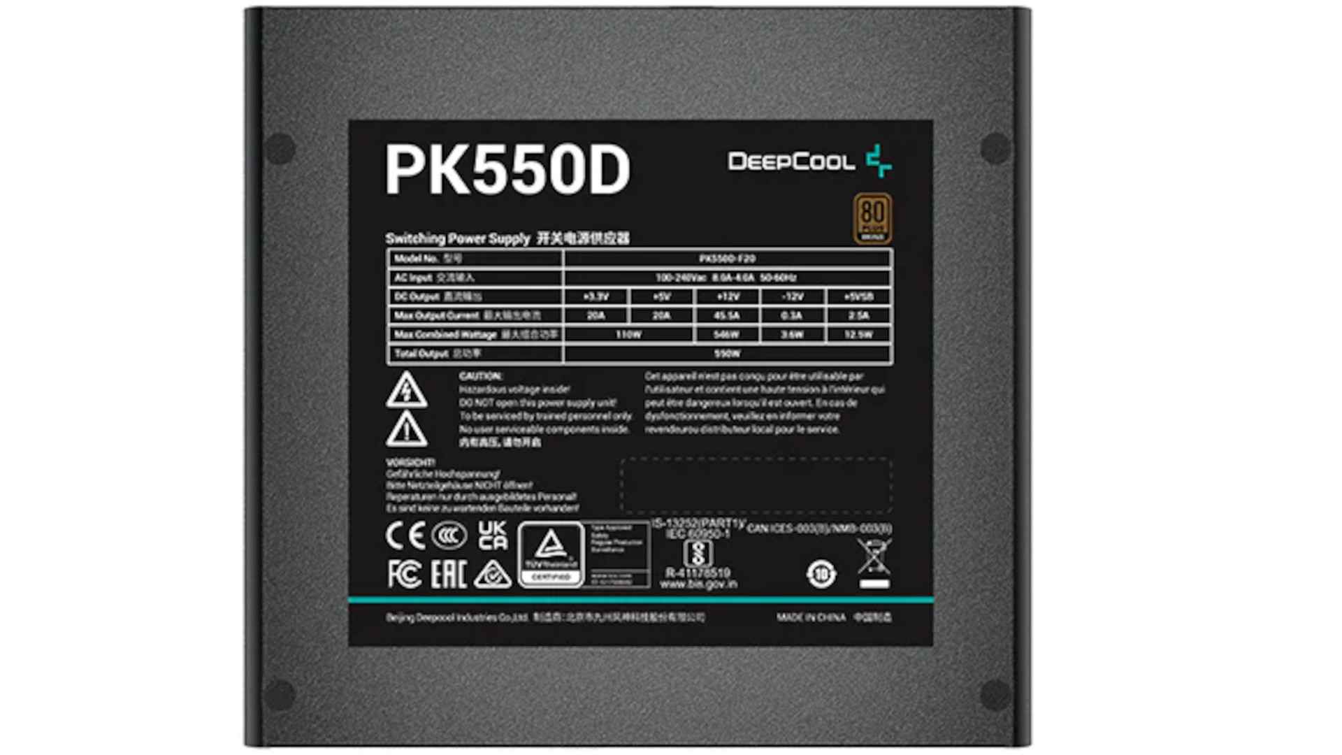 DeepCool PK550D Power Supply 2
