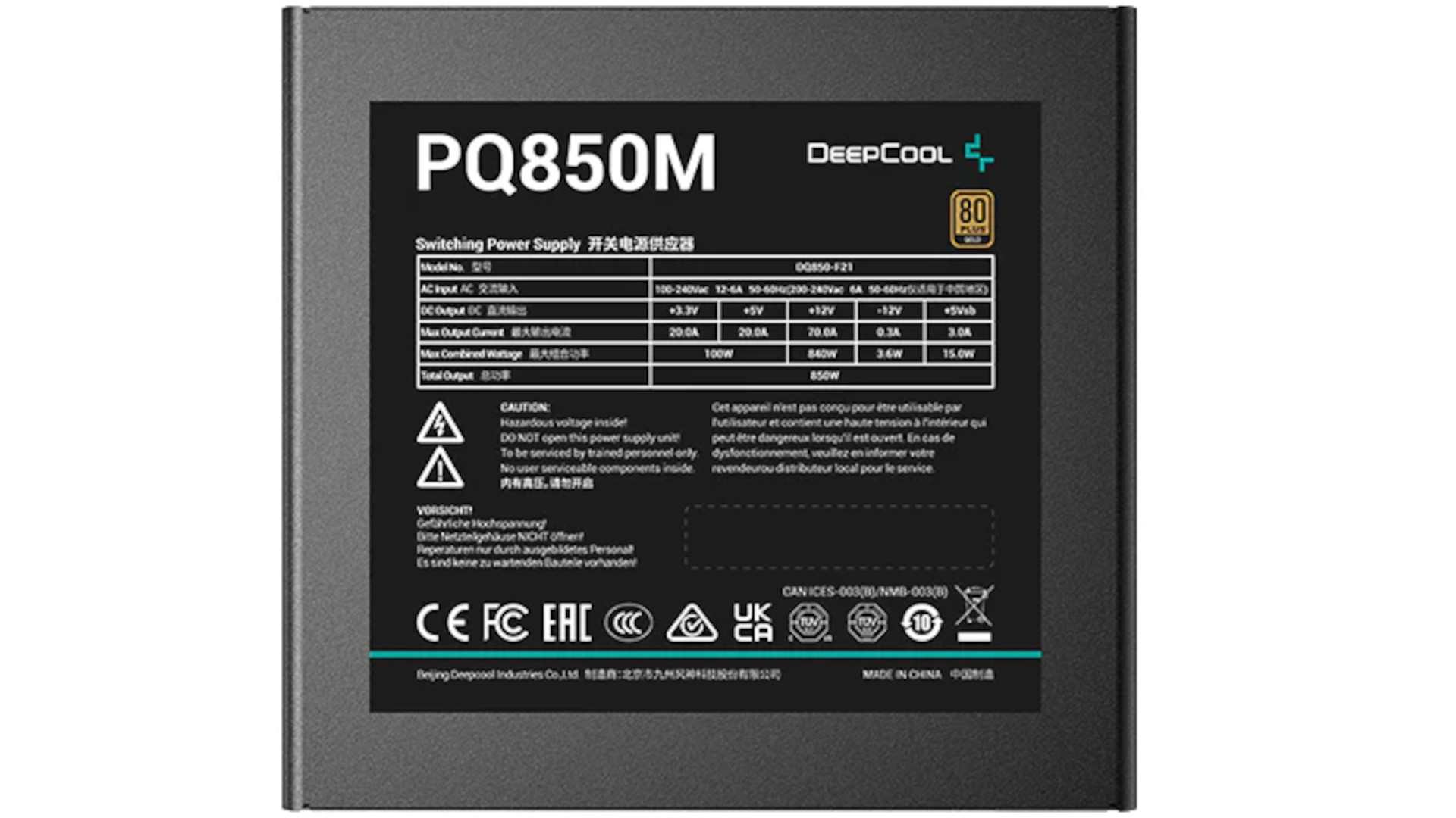 DeepCool PQ850M Power Supply 2