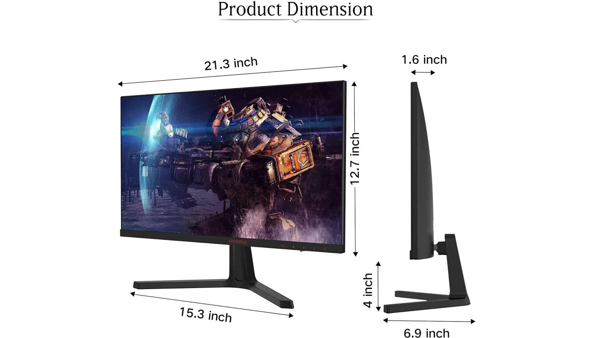 KOORUI 24 Inch E4 FHD Monitor 5