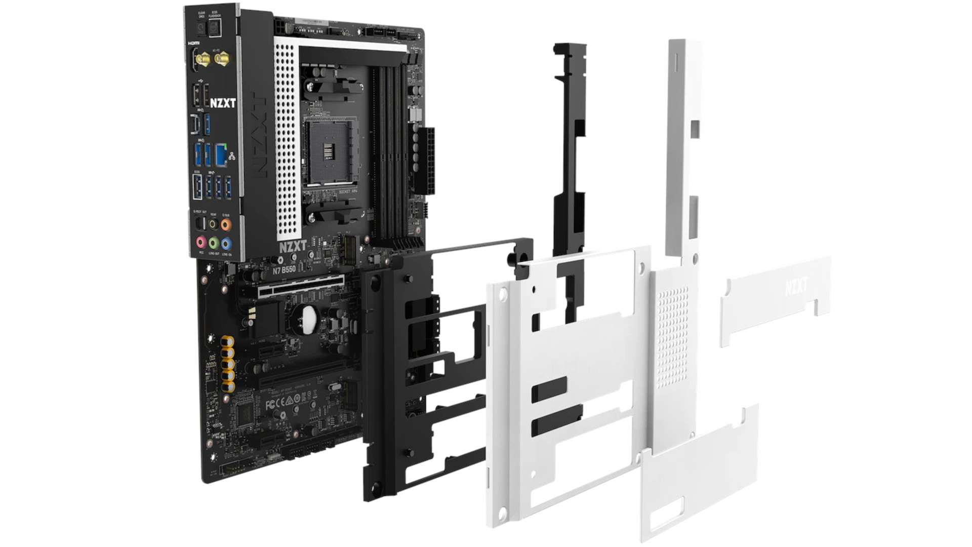 NZXT N7 B550 B55XT W1 Motherboard 5