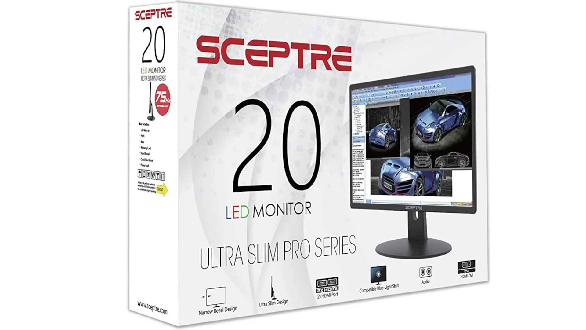 SCEPTRE 20 Inch E205W 1600SR Monitor 5