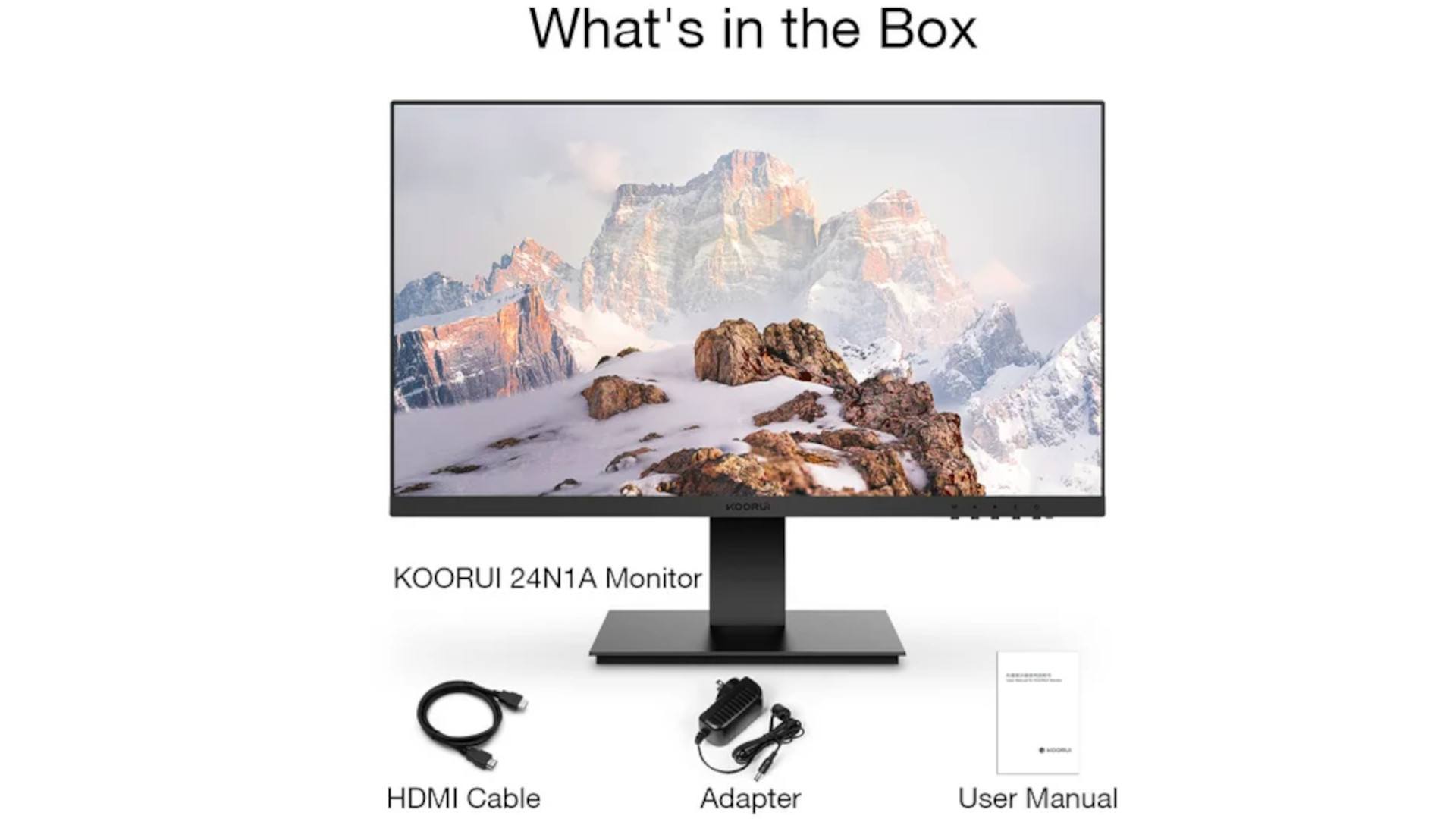 KOORUI 24 Inch 24N1A VA FHD Monitor 5