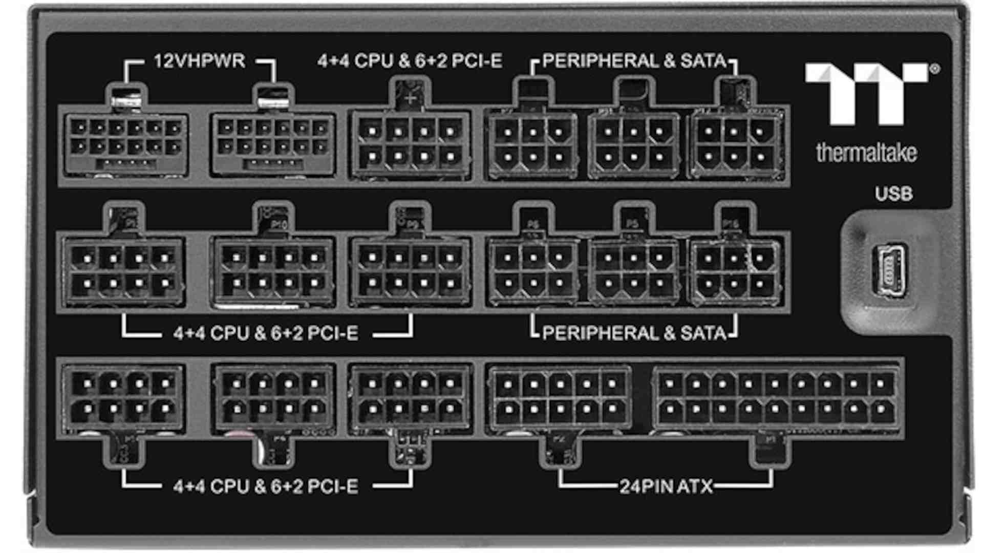 Thermaltake Toughpower iRGB PLUS 1250W Titanium 3