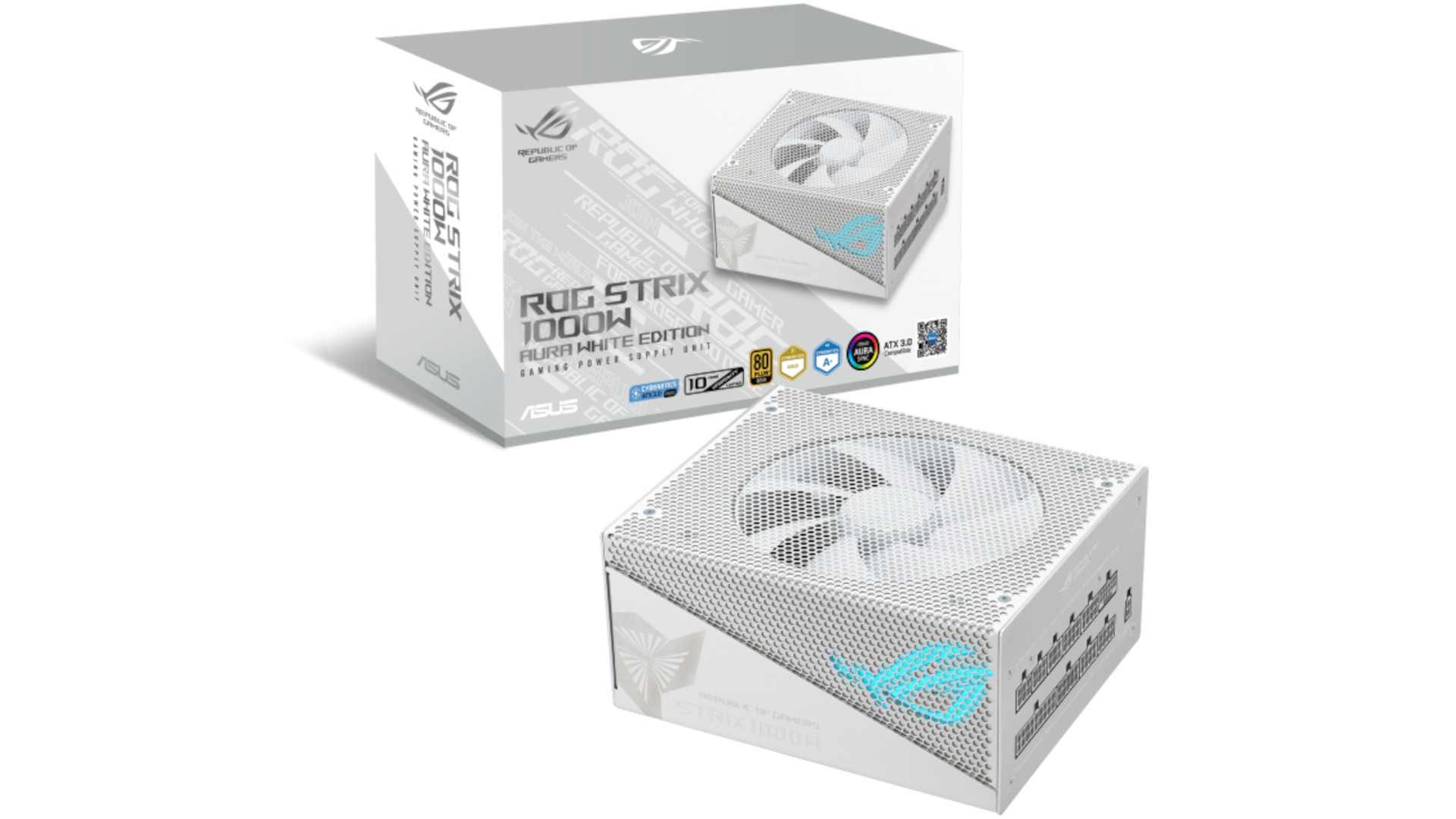 ROG STRIX 1000W Gold Aura White Edition Power Supply 5
