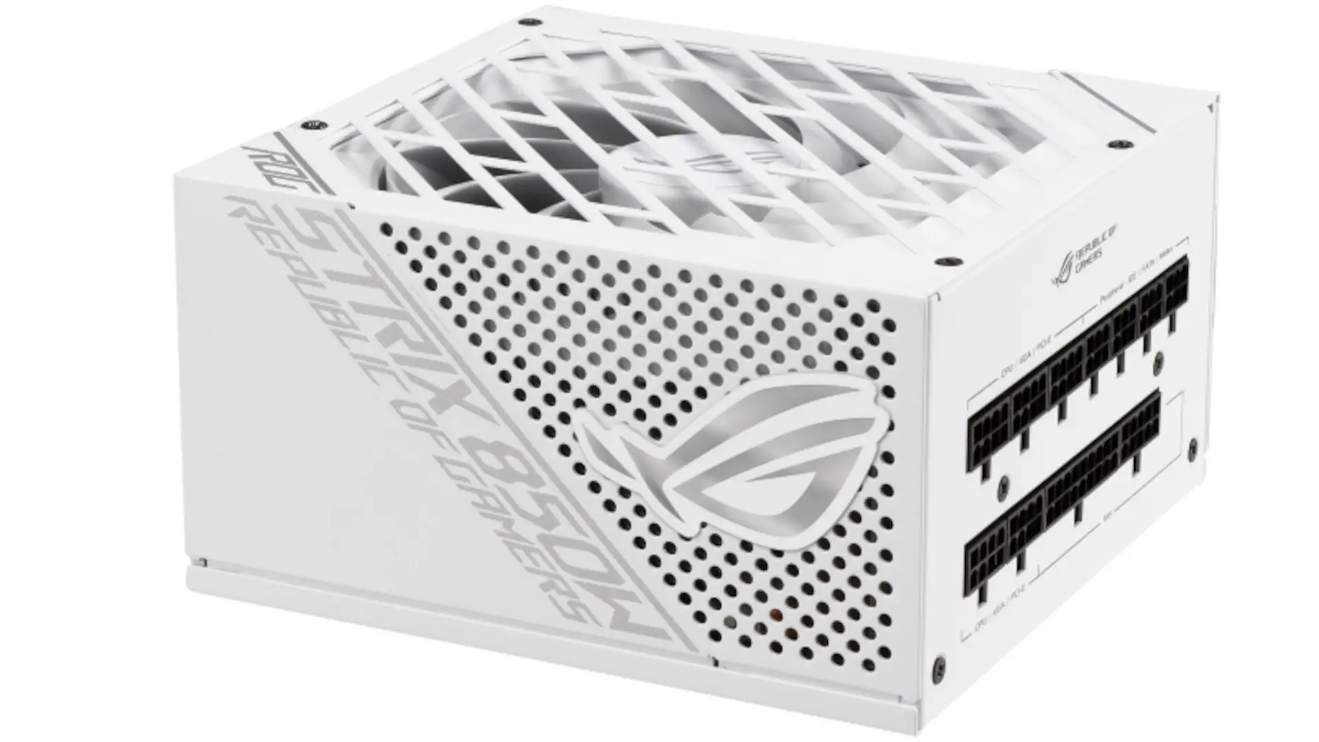 You are currently viewing ROG STRIX 850W Gold White Edition (16-pin cable) Power Supply Review