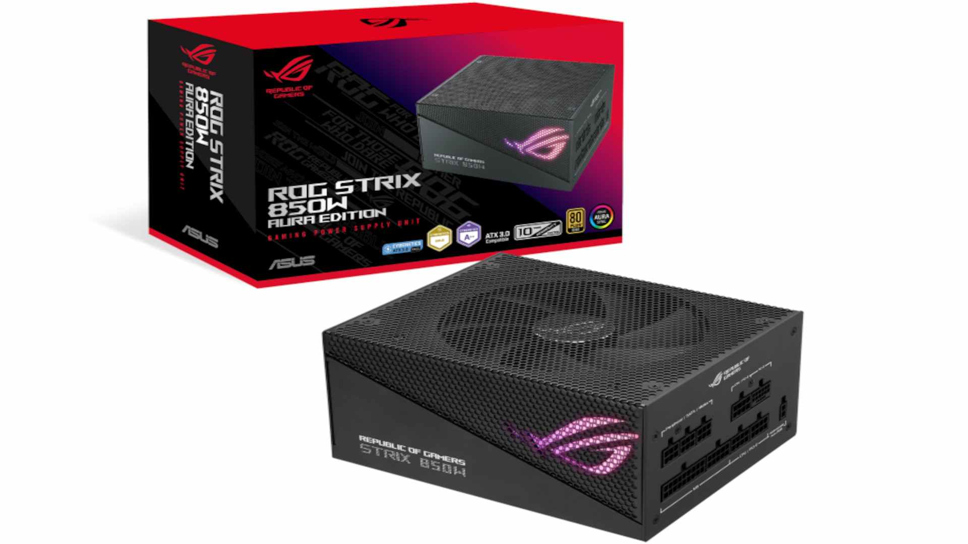 ROG STRIX 850W Gold Aura Edition Power Supply 5