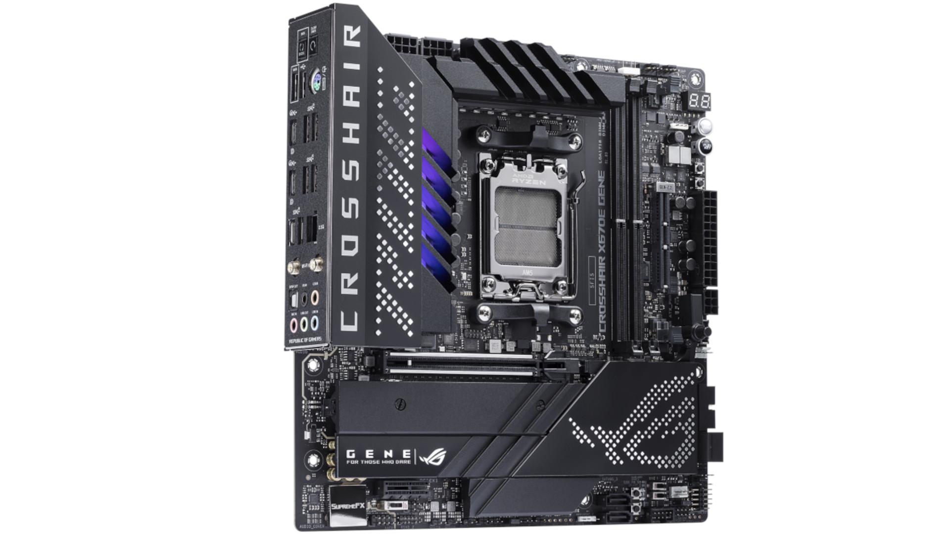 You are currently viewing ROG CROSSHAIR X670E GENE Motherboard Review